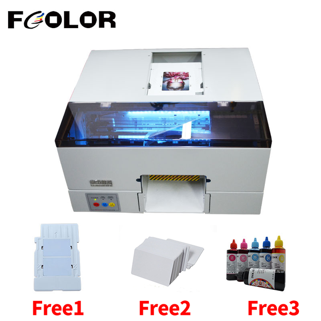 Fcolor Factory Direct Sale Digital Business Membership Card PVC ID Card  Mini Printer For PVC Card DVD Pigment Ink Inkjet Print - AliExpress